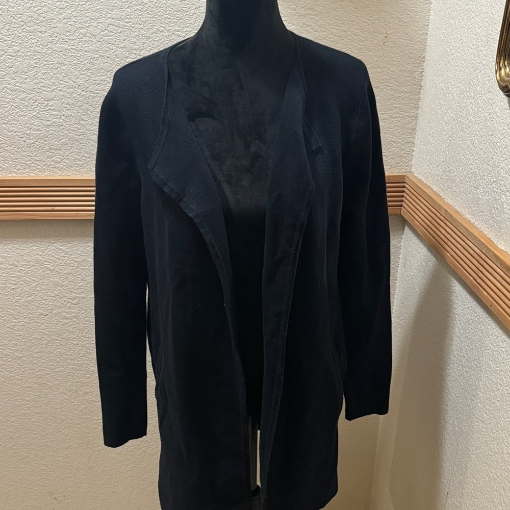 J. Crew Classic Black Women's Open Cardigan Size S